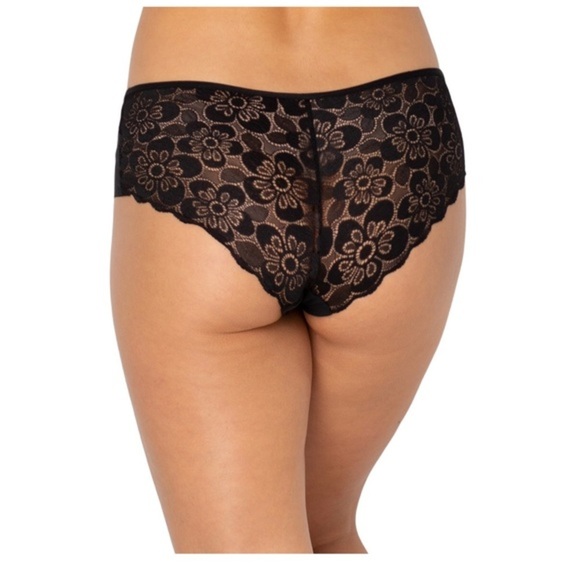 6pk Seamless no show free cut smooth lace back cheeky panties & thong panties - Picture 8 of 12
